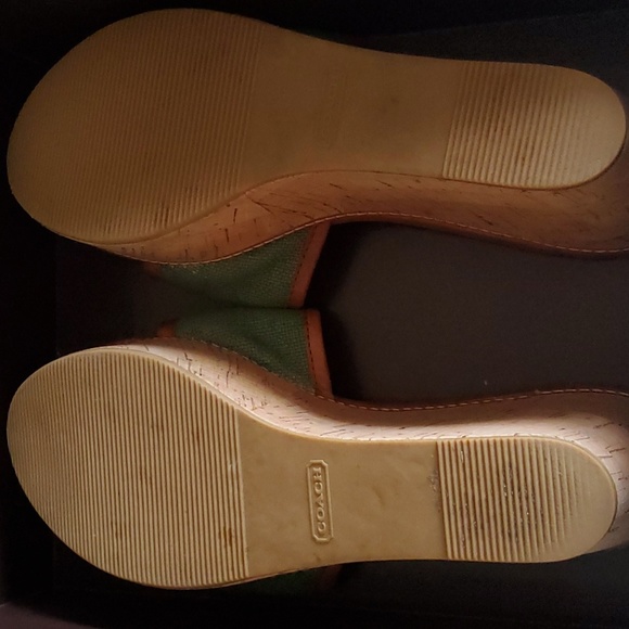 Coach Jaci Canvas /Cork color: GNT GRASS/NAT Size 8 Width: M - Picture 6 of 6